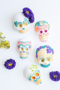 Sugar Skull decorating with New Tech High