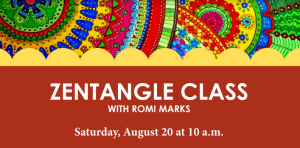 Virtual Zentangle Class with Romi Marks