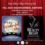 Audition Notice for Fall 2022 Season