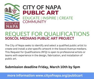 City of Napa - Soscol Medians Public Art Project